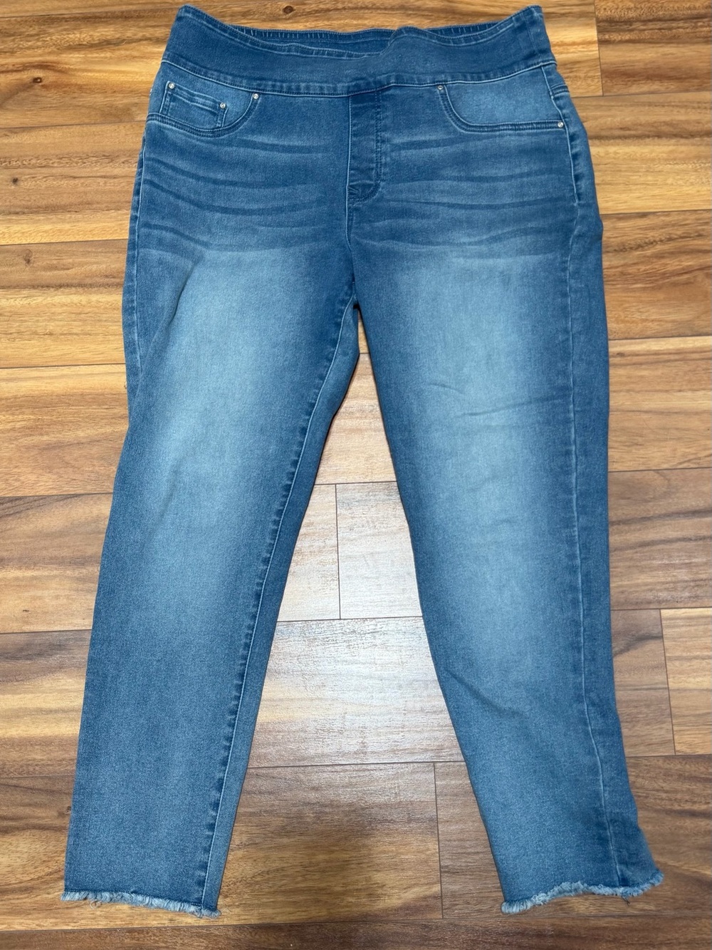 Women’s DG2 Stretch Pull-On Blue Jeans - Size 1X